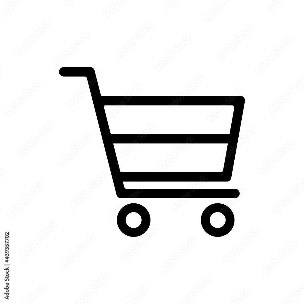 Shop cart icon symbol simple design Shop cart icon symbol simple design