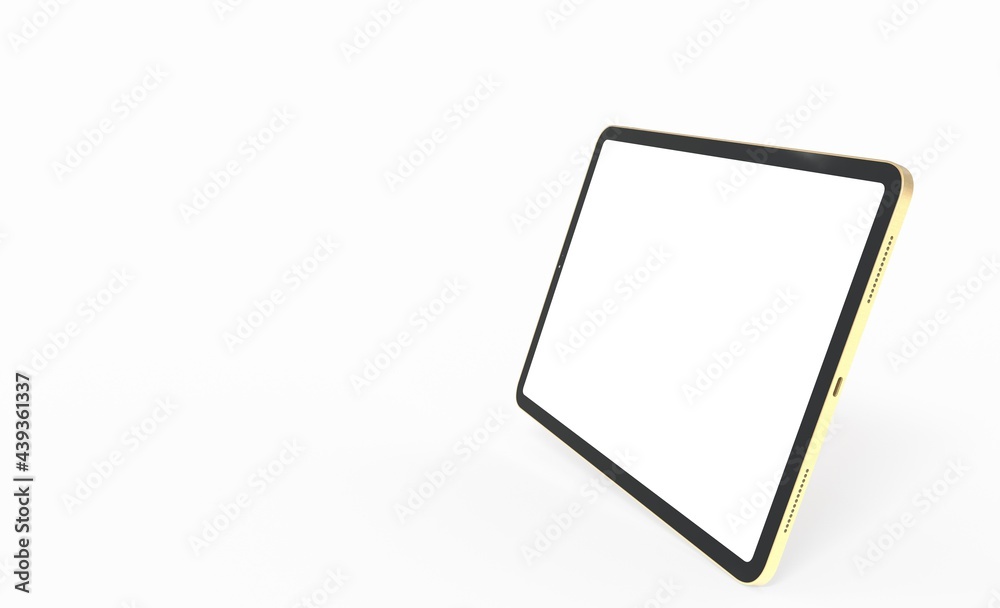 Tablet pc computer with blank screen 3d Tablet pc computer with blank screen 3d