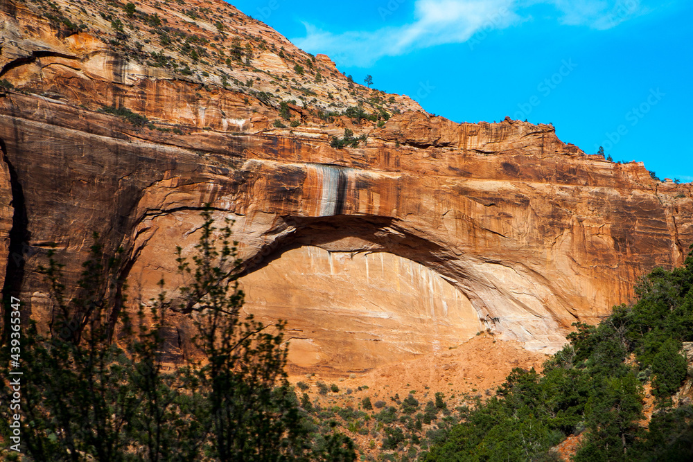 Arch At Zion National Park Utah USA