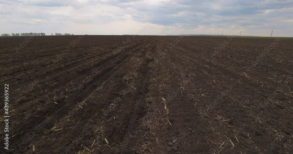 Agriculture Farm Field Cultivated Plowed Village Rural Working Tillage Plowing Agricultural Equipment Season Sowing Grain Spring time Process Planting Seeds Slow motion Agriculture Farm Field Cultivated Plowed Village Rural Working Tillage Plowing Agricultural Equipment Season Sowing Grain Spring time Process Planting Seeds Slow motion