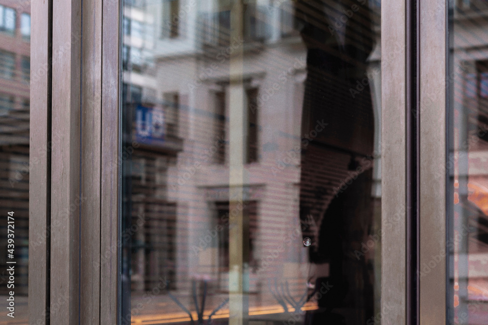 Blank store signage sign design mockup isolated, Clear shop template