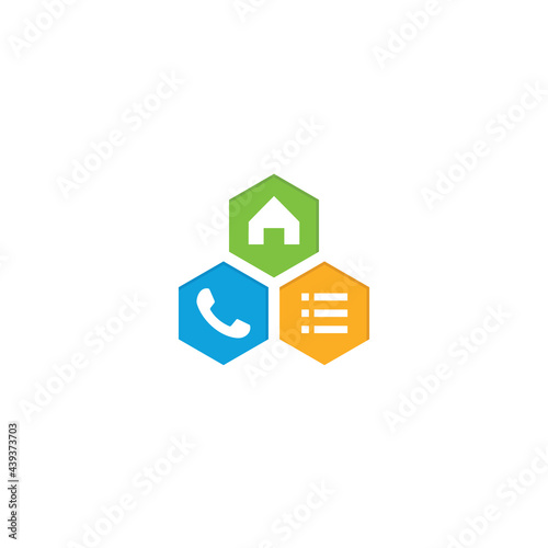 Address, Phone, and Other Details logo or icon design