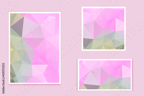 abstract textured polygonal background vector. Blurry triangle design. The pattern can be used for the background.