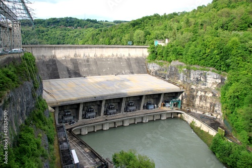 Le barrage de Génissiat, Ain photo