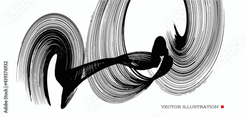 Brush stroke illustration
