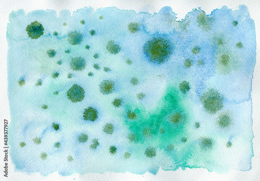 Blue and green abstract art Stock Photo | Adobe Stock