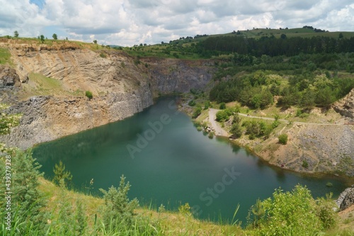 Emerald Lake from Racos  Brasov  Transylvania  Romania