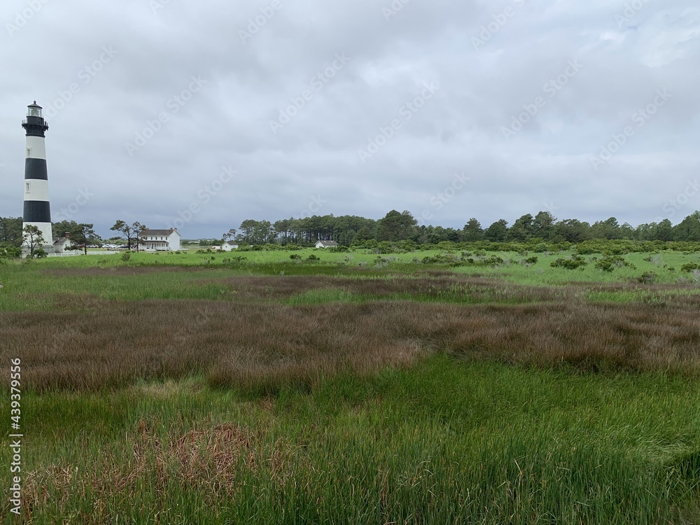 Fototapeta premium lighthouse in the field