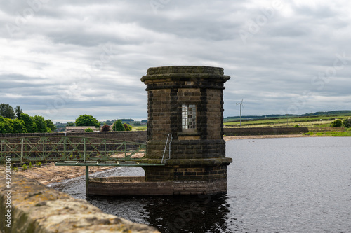 Reservoir tower at Royd Moor reservoir in South Yorkshire