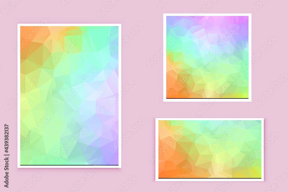abstract textured polygonal background vector. Blurry triangle design. The pattern can be used for the background.