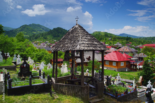 Wooden architectural in Maramures County, Romania, Europe