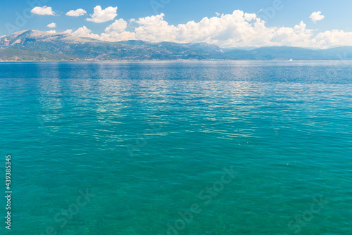 Beautiful seascape of Greece on a sunny day