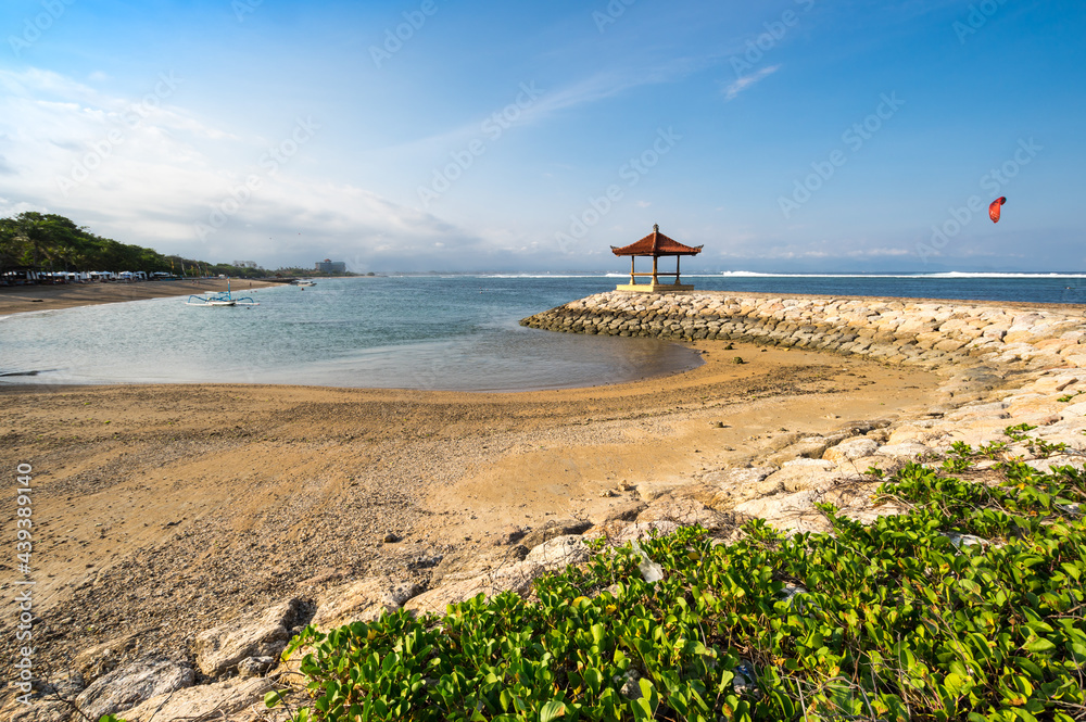 Fototapeta premium The coast of Indian ocean on island Bali