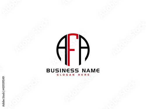 Letter AFA Logo Icon Vector Image Design For All Business photo