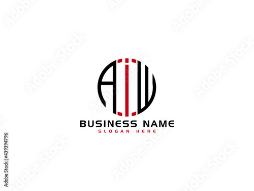 Letter AIW Logo Icon Vector Image Design For All Business photo