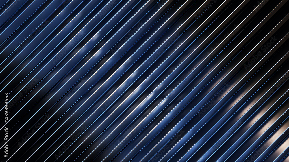 Fototapeta premium Abstract background with lines and metal gradient