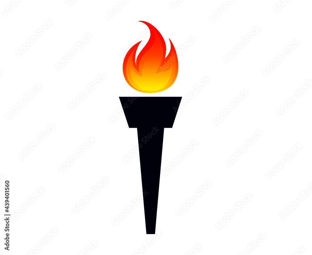 fire torch illustration flame abstract design with Background White
fire torch illustration flame abstract design with Background White