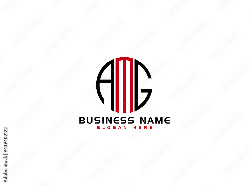 Letter AMG Logo Icon Vector Image Design For All Business vector