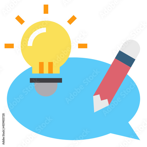 dialog flat icon