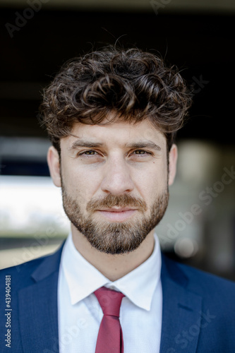 young businessman at the airport