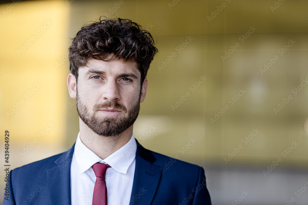 young businessman at the airport young businessman at the airport