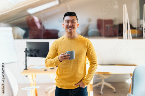 Cool Asian Office Worker Portrait