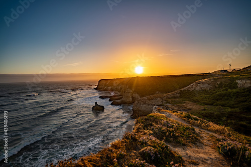 HDR photo of the sunset in Davenport, CA