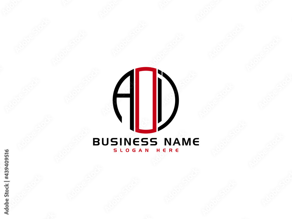 Letter AOI Logo Icon Vector Image Design For All Business Stock Vector ...