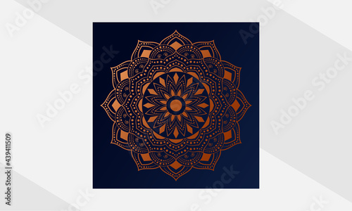 Luxury floral ornamental mandala design background arabesque pattern Arabic Islamic east style for Hena, wallpaper, boho, motif, invitation