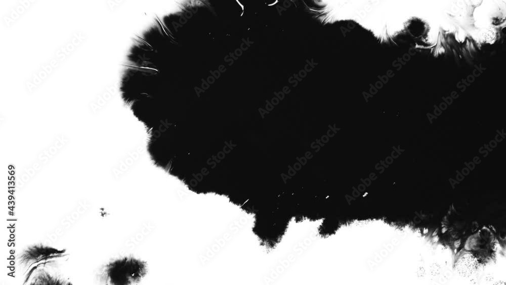 Isolated abstract artistic ink splatters, droplets spreading. Ink matte, splash transition reveals. Ink bleed, bloom, drips. Spilling black paint on white background, watercolor swirls. Spraying paint Isolated abstract artistic ink splatters, droplets spreading. Ink matte, splash transition reveals. Ink bleed, bloom, drips. Spilling black paint on white background, watercolor swirls. Spraying paint