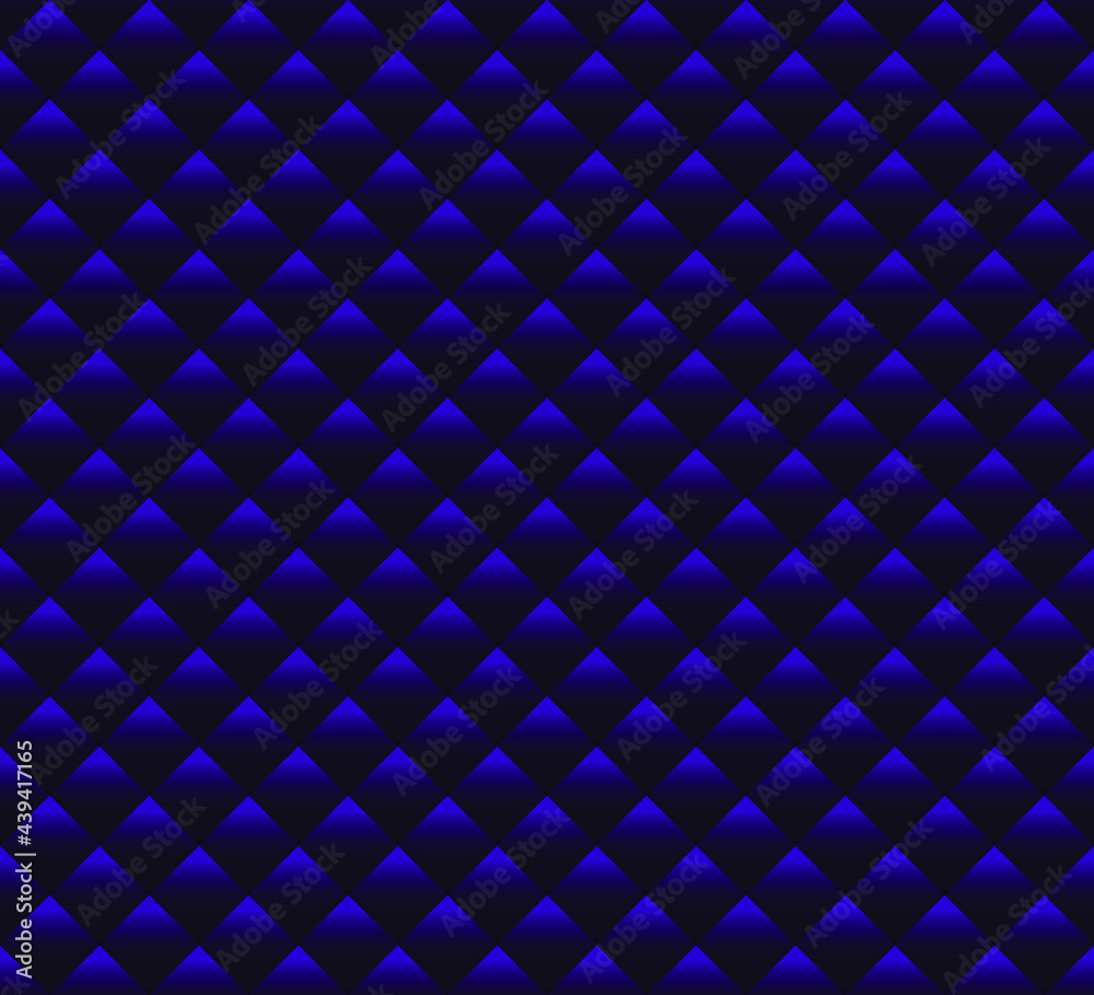 Obraz premium Blue squares background. Seamless vector illustration. 