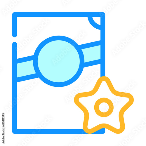 stelline pasta color icon vector. stelline pasta sign. isolated symbol illustration
