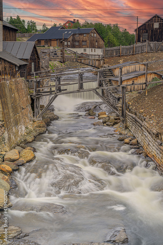 Røros, a world heritage area in Norway. 