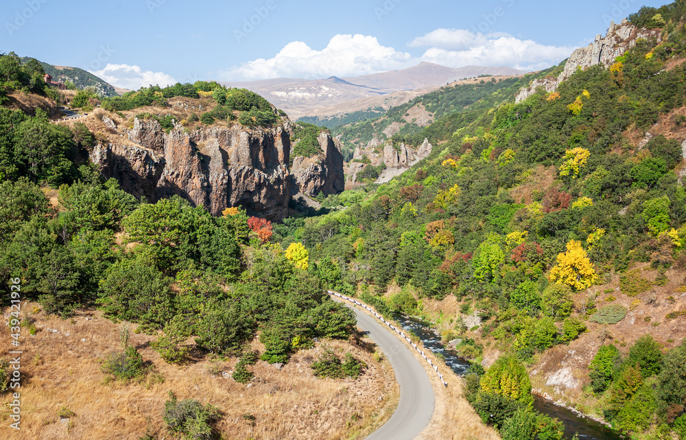 Jermuk. Jermuk gorge. Armenia.