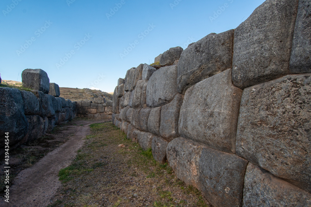 Sacsayhuaman Archaeological Complex, Cusco, Peru on October 5, 2014