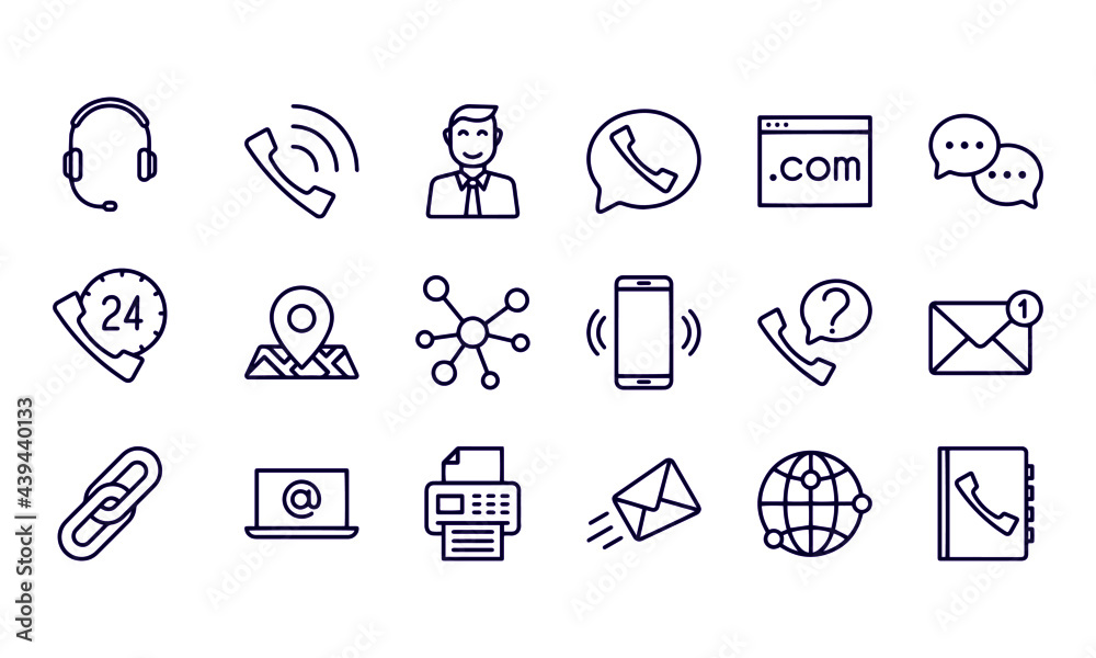 Fototapeta premium Development Editable Stroke Icons vector design 