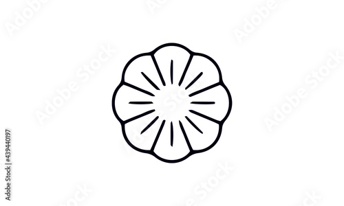  Flower icon set vector design 