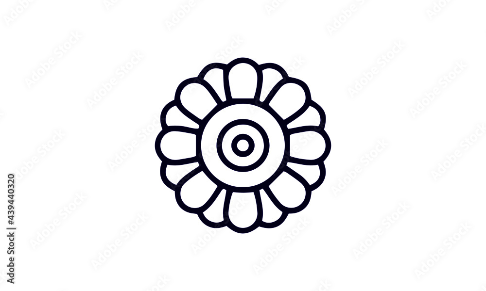 Flower icon set vector design Flower icon set vector design