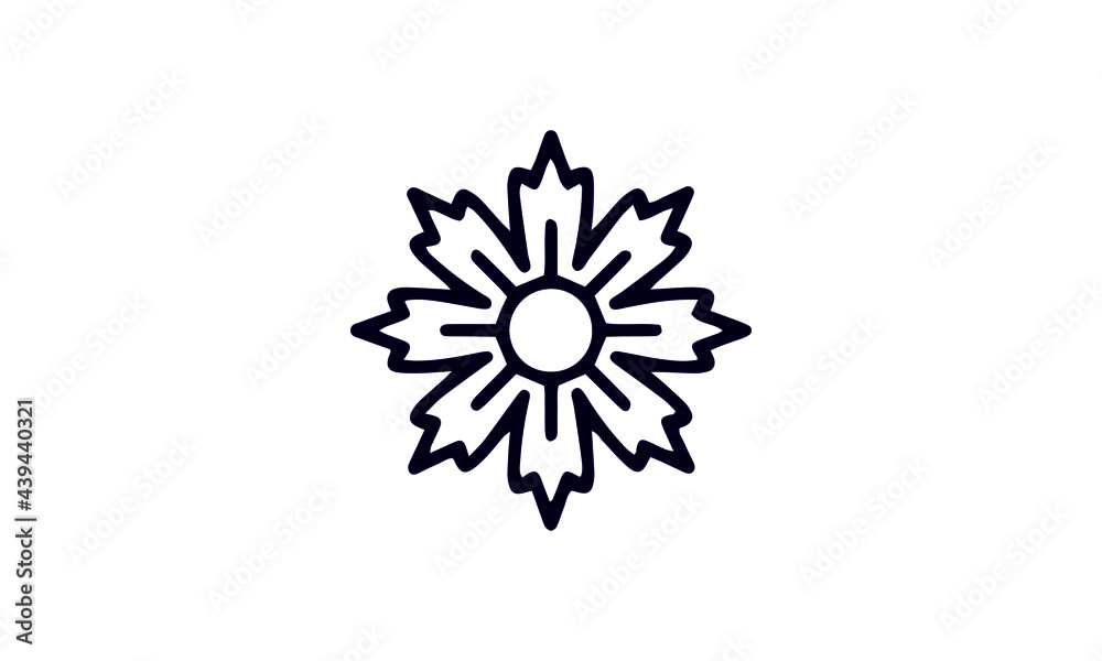 Flower icon set vector design Flower icon set vector design