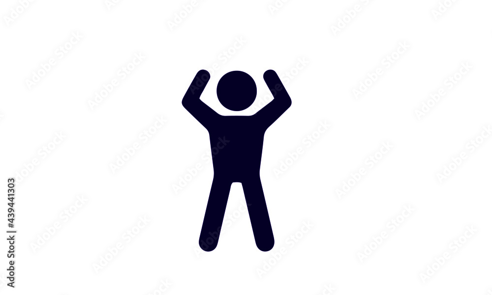 Basic posture icon set vector design Basic posture icon set vector design