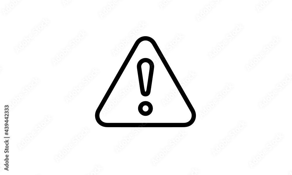 Warning icon set vector design Warning icon set vector design