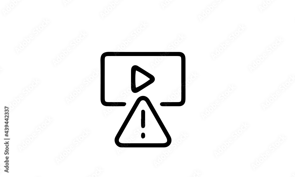 Warning icon set vector design Warning icon set vector design