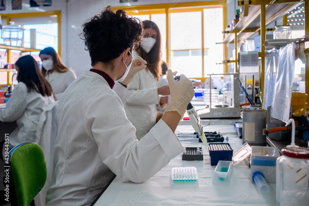 Science Research In A Laboratory. Science Research In A Laboratory.
