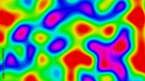 Thermography or heat map background photo