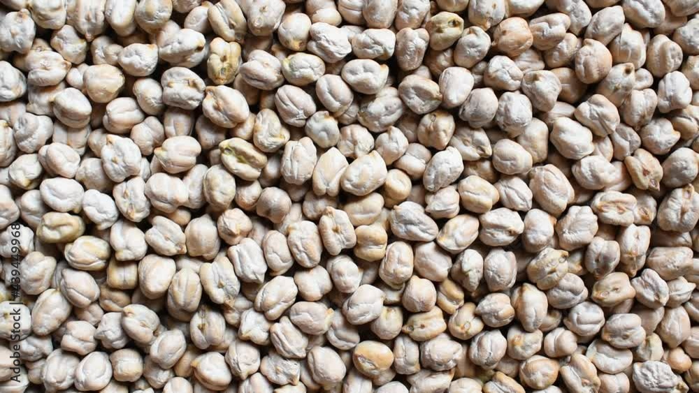 Raw whole dried white Chickpeas Raw whole dried white Chickpeas