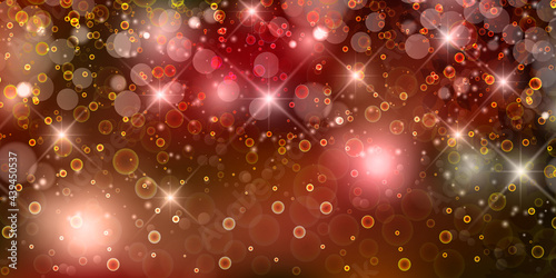 秋　夜空　光　背景