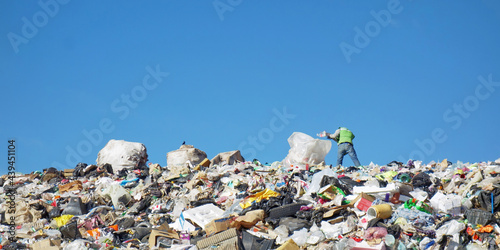 Landfill: Recycling at landfill photo