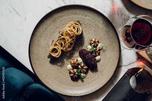 Small Luxe Meal Of Perfect Sense Of Taste.