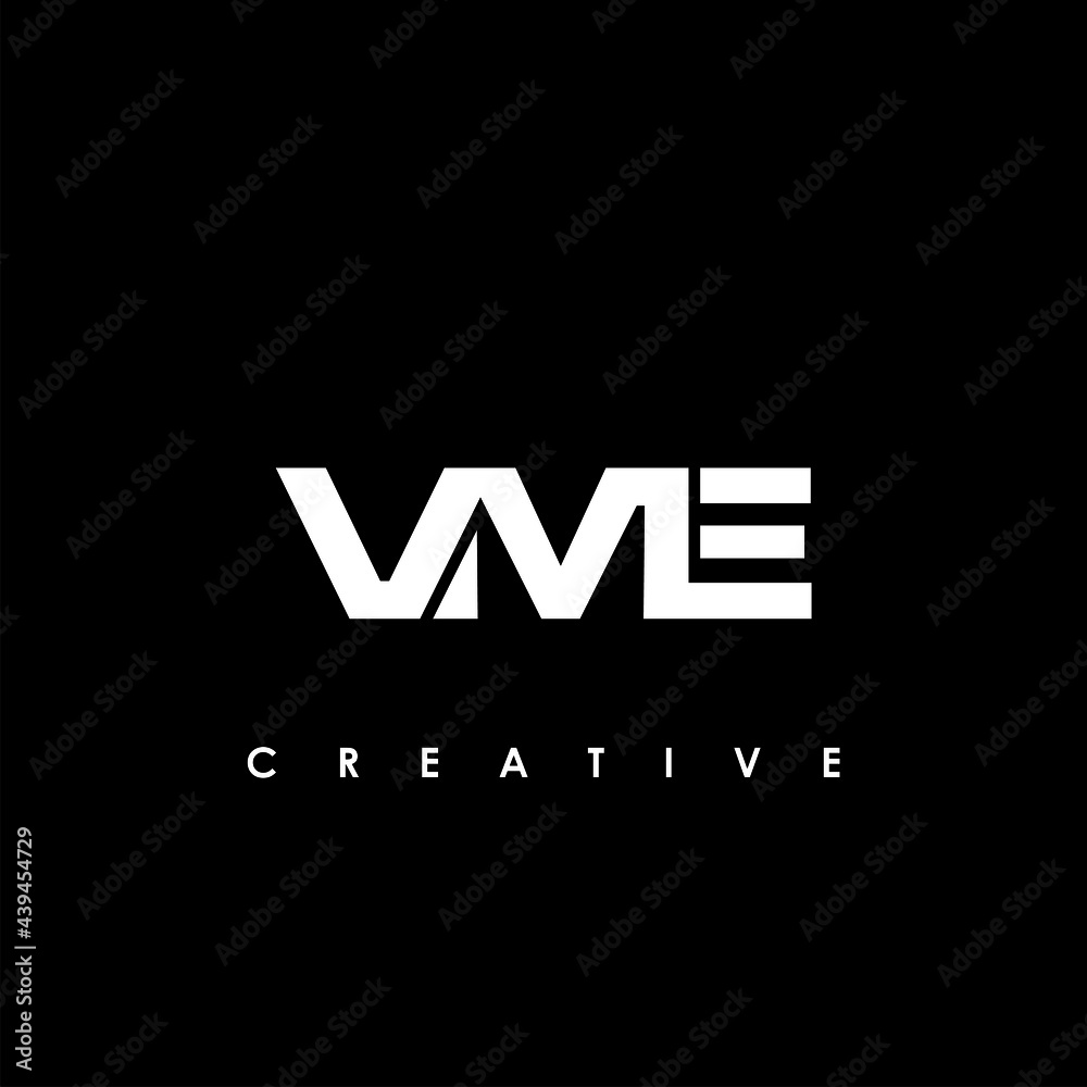 VME Letter Initial Logo Design Template Vector Illustration