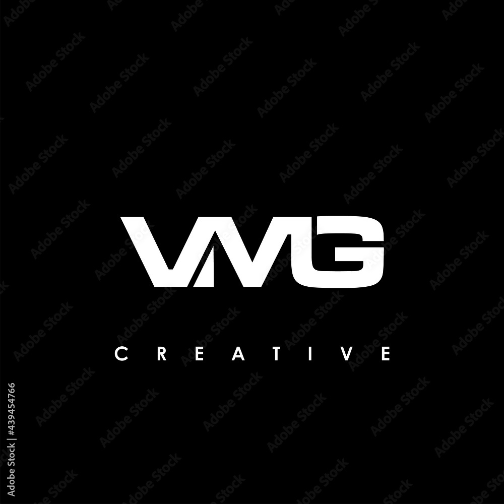 VMG Letter Initial Logo Design Template Vector Illustration